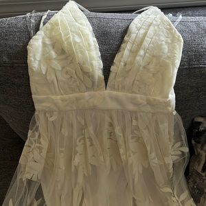 Brand new S cream dress